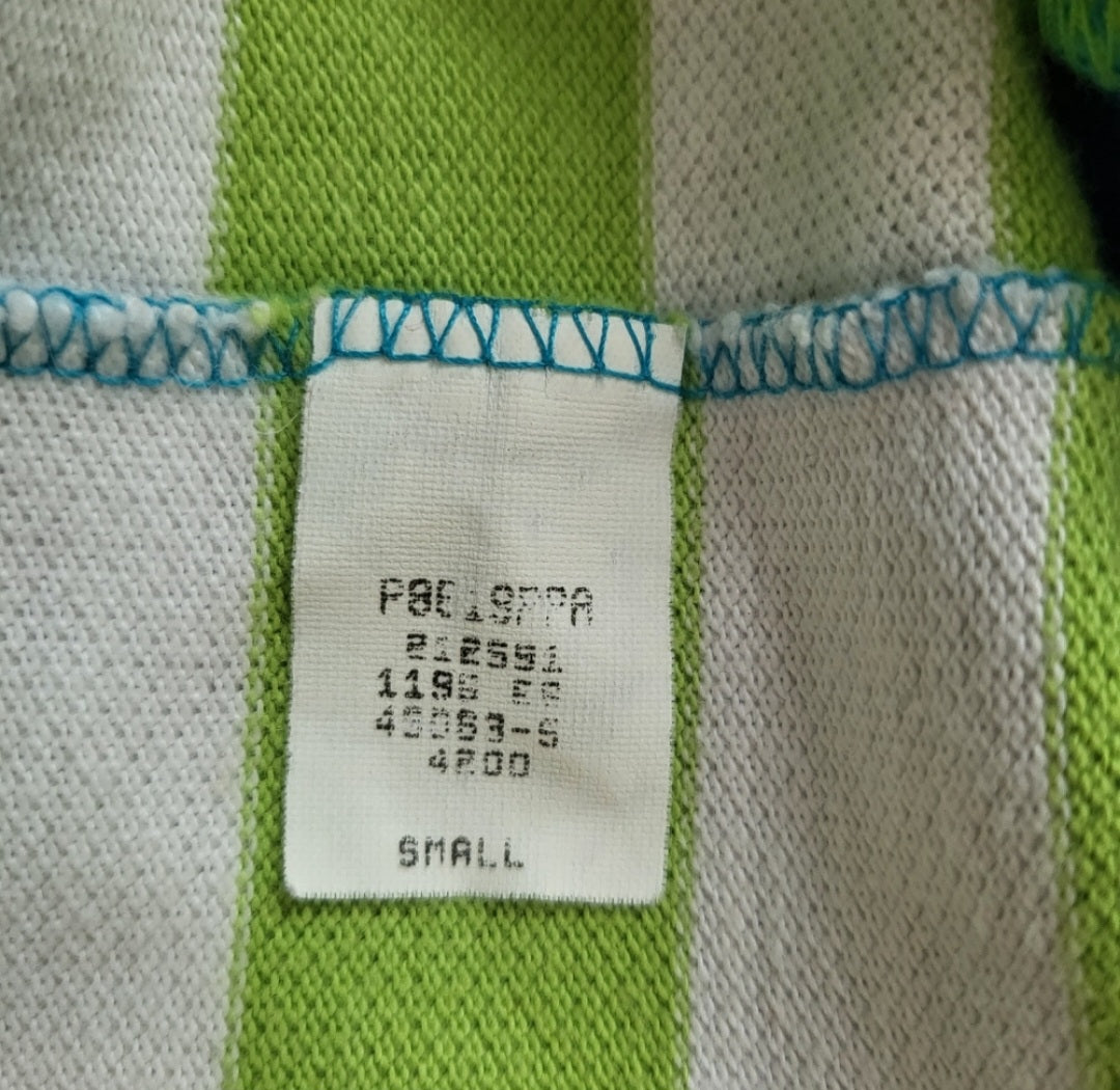 SJB Sport Striped Tee Size Small  Vintage Vibes 607   