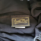Just Me! Smocked Waist Pants Black Size Medium  Vintage Vibes 607   