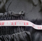 Just Me! Smocked Waist Pants Black Size Medium  Vintage Vibes 607   
