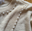 Maurada Faux Cardigan Sweater With Button and Pearl Details Size Medium  Vintage Vibes 607   