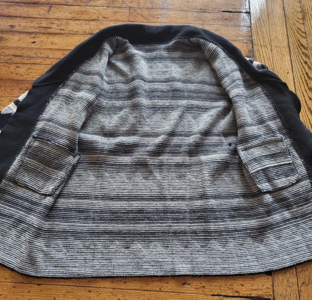Vintage Knit Striped Cardigan Sweater  Vintage Vibes 607   