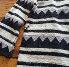 Vintage Knit Striped Cardigan Sweater  Vintage Vibes 607   