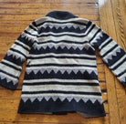Vintage Knit Striped Cardigan Sweater  Vintage Vibes 607   