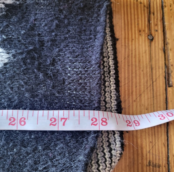 Vintage Knit Striped Cardigan Sweater