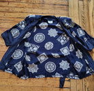 HMS by Jonathan Martin Contrast Trim Belted Kimono Size 8  Vintage Vibes 607   