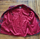 JR Bentley Wool Blend Plaid Blazer Size 7/8  Vintage Vibes 607   