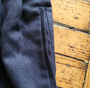 Giorgio Sant Angelo 100% Pure Wool Navy Pleated Dress Pants Size 10