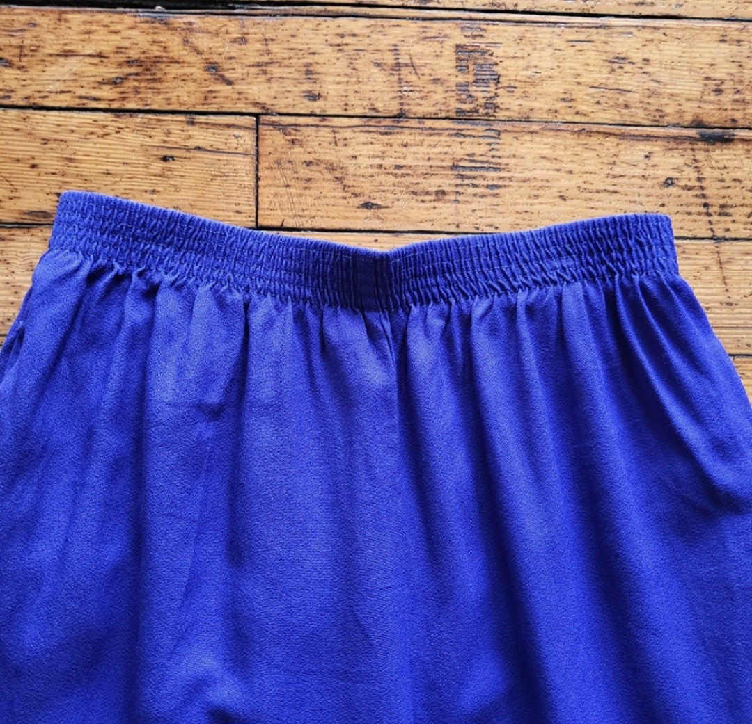 Russ Elastic Waistband Straight Leg Pants Size 12  Vintage Vibes 607   