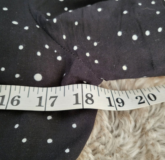 Betsy Lauren Polka Dot Button Front Maxi Dress Size 8