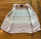 Tarazzia Knit Button Up Vest Pastel Size Small  Vintage Vibes 607   