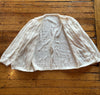 Vintage Knit Button Down Cardigan White