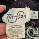 TanJay Paisley Print Bodice Sweater Size Small  Tan-Jay   