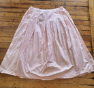Chaus Woman Vertical Striped Button Front Midi Skirt Size 18W  Vintage Vibes 607   