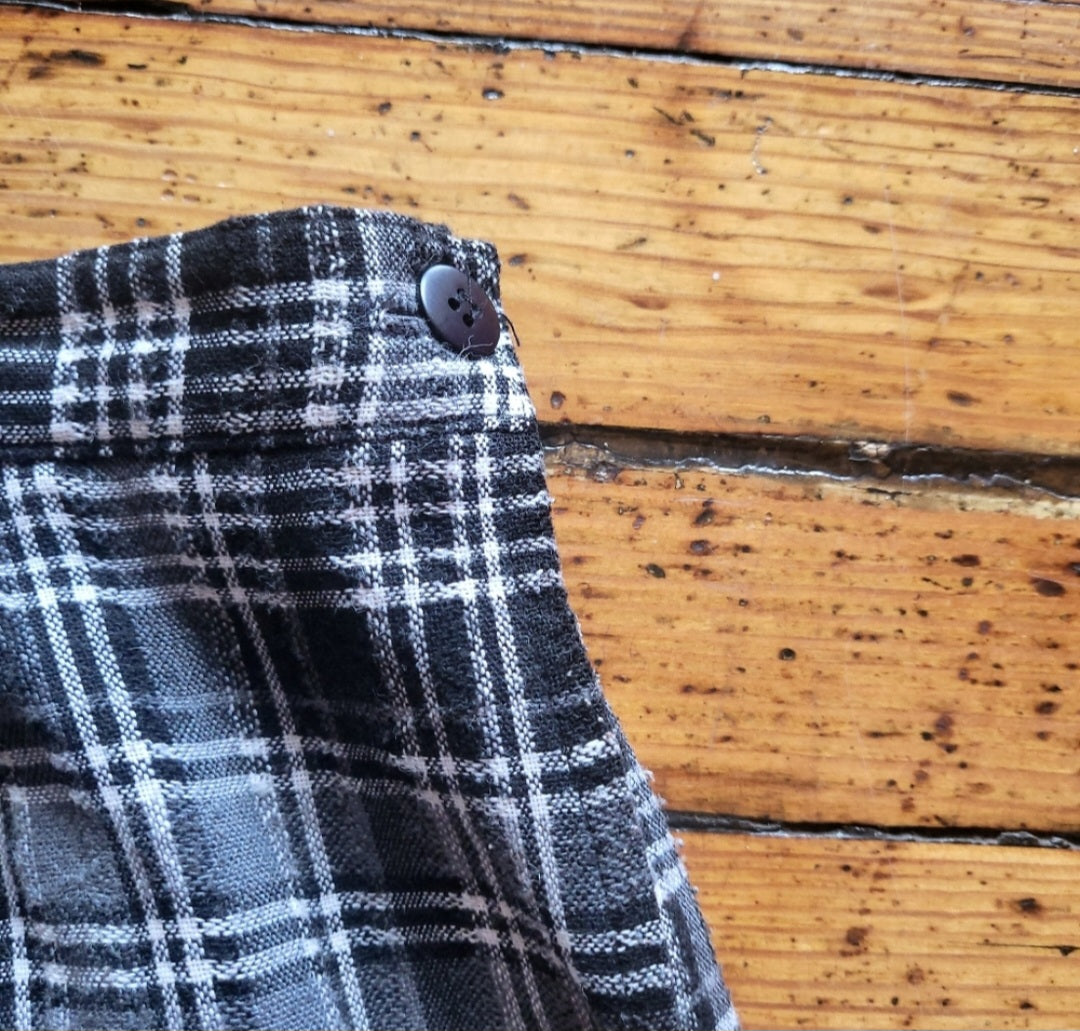 Leslie Fay Separates Plaid Midi Skirt Size 16  Vintage Vibes 607   