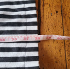 J.B. Wright Ltd. Petites Vintage Vertical Stripe Quarter Zip Midi Dress Size 7/8  Vintage Vibes 607   
