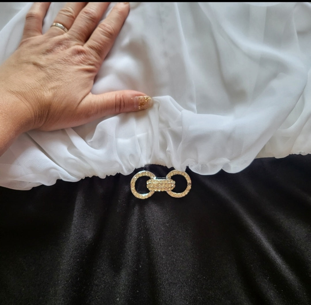 Montgomery Ward Flounce Sleeve Dress Size 14  Vintage Vibes 607   