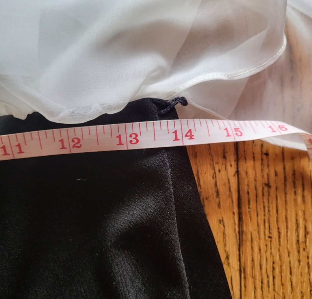 Montgomery Ward Flounce Sleeve Dress Size 14  Vintage Vibes 607   