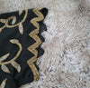Laurence Kazar Beaded Handkerchief Hem Blouse Size XL