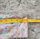 Liquid Silk Peters & Ashley Vintage Pink Blue Yellow Button Down Shirt Size 12  Vintage Vibes Boutique   