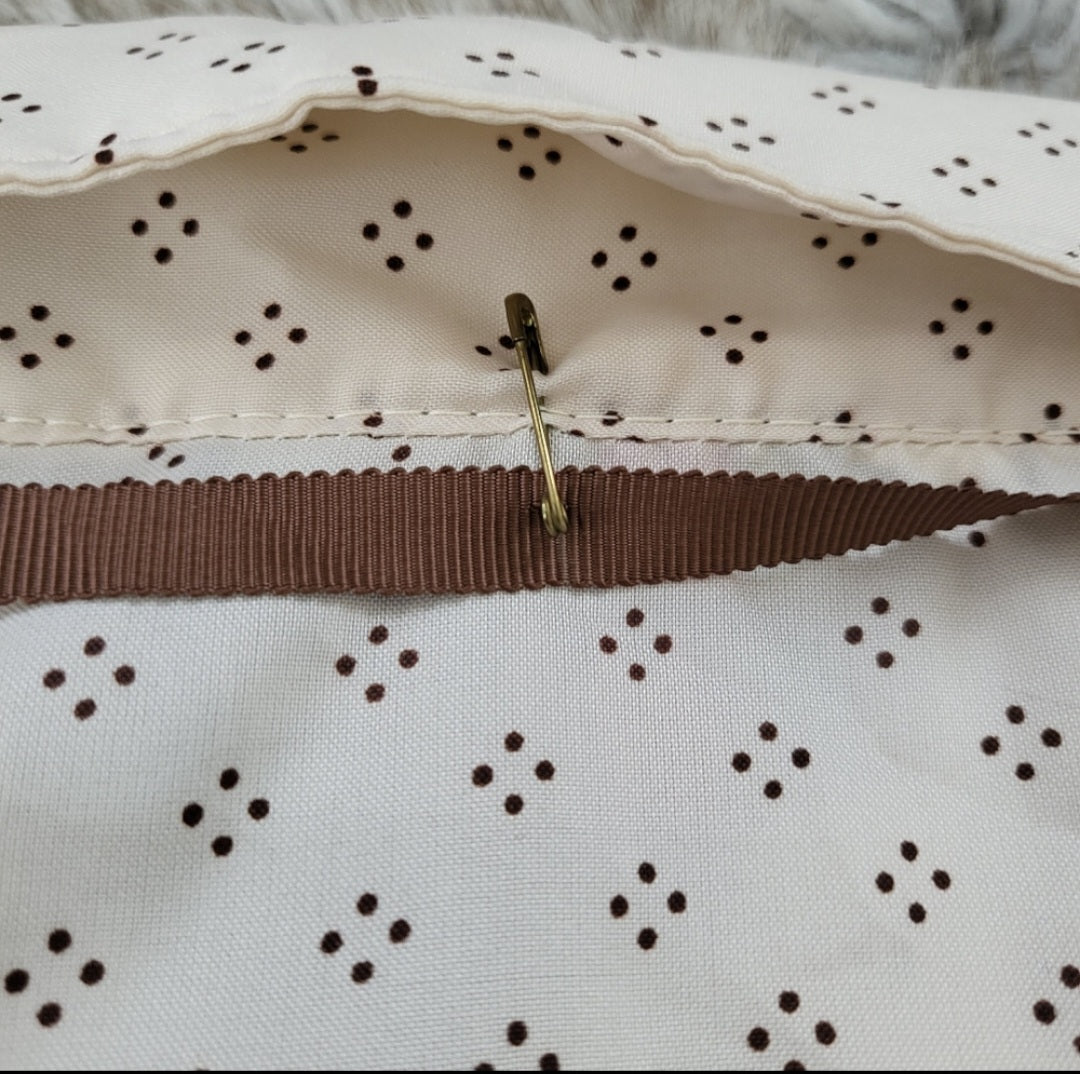 Rrrruss Russ Togs Vintage Diamond Print Button Down Collared Shirt Brown and Tan  Vintage Vibes Boutique   