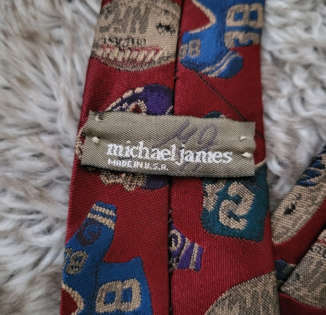 Michael James Vintage NFL Football Neck Tie NFC Division Made In USA  Vintage Vibes Boutique   