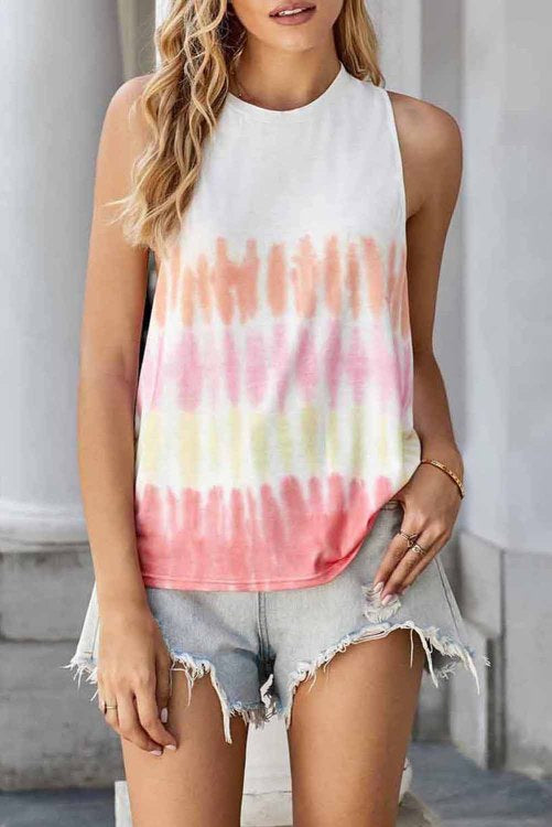 Tie Dye Ombré Tank Top  Vintage Vibes 607   